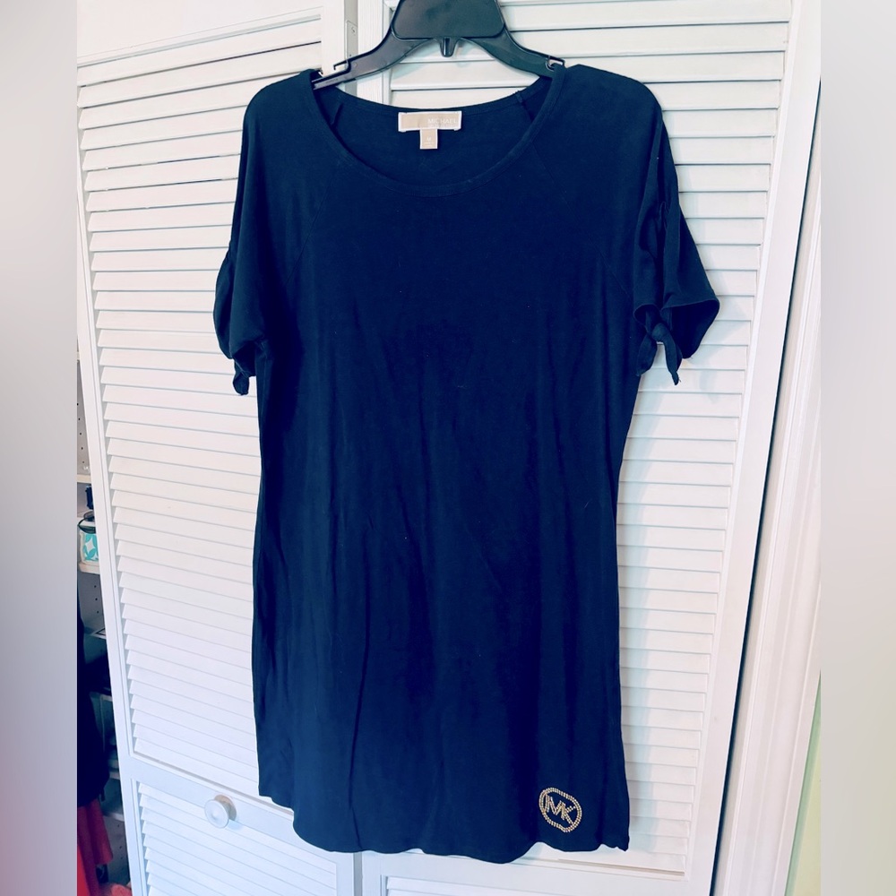 Navy Michael Kors tee shirt dress; size medium.